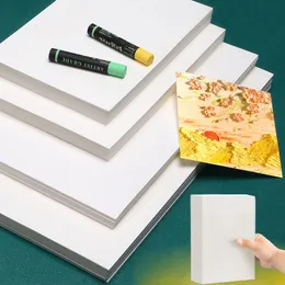 Notepads 50pcs ألوان ثقيلة اللوحة الزيتية العصا ورقة خاصة 200g Art 16ka5a4 فارغة لوازم التعلم من الورق المقوى الناعم 230818