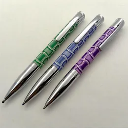 مكون النحاس المعدني قلم قلم الحبر يدور خارج G2 Core Purple Blue Green Quge