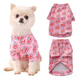 Brand Dog Clothes Designer Abbigliamento per cani classico Fruits Dogs Dogs Tshirts Cotton Slety Shirt for Winter Autunno Cold Days Cold Boy Or Girl Pet Felthirts A5H