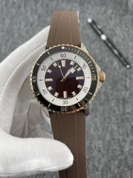 고품질의 새로운 다이빙 남성 자동 시계 맨드 럭스 세라믹 오렌지 블루 스포츠 2813 운동 빛나는 패션 손목 시계를위한 럭셔리 기계 시계