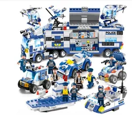 Polis Build Block Lepin City Transformer Toys Building Blocks Mechanical Wars Car Police Toy Block Technic Police Tactical Toy for Kid Police Christmas Presents