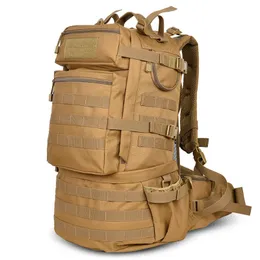 Torby szkolne 50 l Waterproof Army Waterpack Waterpack Waterpack Szyfrowany Molle na wędrówkę Mochila militar 230817