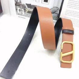 Designer reversibelt bälte kvinnor äkta läderbältesbredd 4 cm mode guld bokstäver spänne storlek 90 cm-110 cm 4 färg röd vit brun svart kvinna läder midja