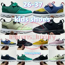 On Cloud Kids Buty Zielone różowe buty do biegania żółte czarno-niebieskie młode dzieci dzieci 26-37 A6sp#