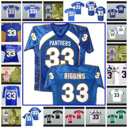 Tim Riggins #33 High School Football Jersey Friday Night Lights Panthers Movie Men Womens Youth Jerseys