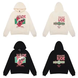 Дизайнер балан ciagas hoodie негабаритный винтажный роскошный парижский бренд B Семейство Слушанная хлопковая волна мужчина и женские любовники LWH1995