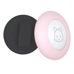 Hundekragen Katzenkragenhalter für Air -Tag -kompatible Apple Airtag GPS Tracker 2Pack Hülle Abdeckung Schwarz und Pink