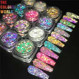 Nagelglitzer TCT 774 Reflektierender Blitzpulver Disco Crystal Diamond Chrom Pigment Diping Party Farkly 230816