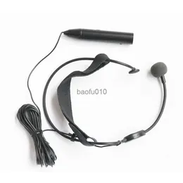 Microphones Professional Micwl XLR ME3 Huvudkläder Headset Head Microphone 3Pin Phantom Power 48V för Mixer Amplifer Preamp 5M Kabel HKD230818