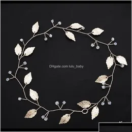 Headbands Head Jewelry Gold Metal Leaf Greek Band Vine Bridal Accessories For Women Headpiece Ch2M0 Gvxpn Drop Delivery Hairjewelry Dhbvz