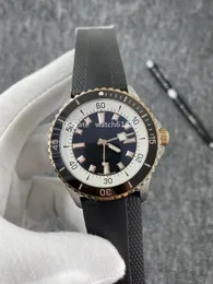 new diving men's watch automatic mechanical watches for man de luxe ceramic calendar display orange blue sports tape 2813 movement wristwatch luminous pointer