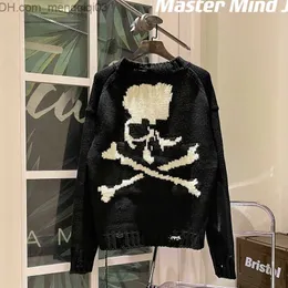 Herrtröjor Sweatshirts förstör mastermind japansk herrtröja 1 1 Bästa kvalitet svart tröja mode casual mastermind crewneck hoodie z230818
