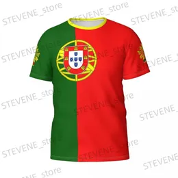 Men's T-Shirts Custom Name Number Portugal Flag Emblem 3D T-shirts Clothes For Men Women Tees jersey Soccer Football Fans Gift T shirt T230818
