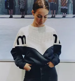 Isabel Marants Designer Women Pullover Sweatshirt Casual Fashion Letter Round Neck Hoodie Versatile Loose Tops Warm Sweater