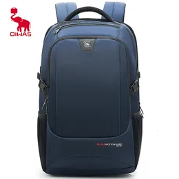 Школьные сумки OIWAS повседневный бизнес -ноутбук рюкзак Мужский багпак Многофункциональный водонепроницаемый портативный пакет с большой мощностью для путешествий на открытом воздухе 230817