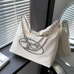Evening Bags OLN High-Grade Texture Large Capacity Women's Commuter Tote 2023 Casual Belt Chain Shoulder Underarm Bag