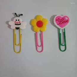 Lovely Cartoon Animal & Botany Memo Clamp Paper Clip Bookmark School Office Supply