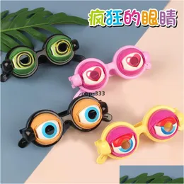 إلغاء الضغط لعبة Crazy Leys Children Guffy Glases Toys Novel Props Creative Drop Drop Hompts Novelty Gag Dhyn1