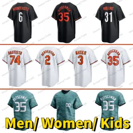 Men Women Kids 2 Gunnar Henderson Baseball Jersey City Connect Adley Rutschman Mateo Cedric Mullins Cal Ripken Jr. Brooks Robinson Mountcastle Austin Hay Custom