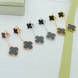 clover earring Designer Earrings luxury earrings designer jewelry Set luxury jewelry fashion earring for woman womens ear clip VC Christmas Valentine's Day Gift