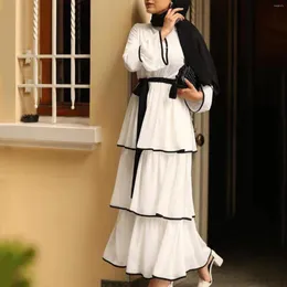 Ethnische Kleidung Muslim Abaya Türkei islamisch arabische Hijab Kleider Caftan Dubai Kaftan Marokkanische Robe für Frauen Plus Größe