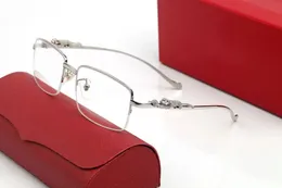 Солнцезащитные очки для женщин Carti Glasses Мужские дизайнерские солнцезащитные очки женщина леопардовая головка Композитная металлическая оптическая рама.