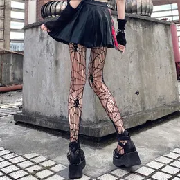 Mulheres meias y2k calças de estilo punk jk japonês malha de fishnet calcinha coxa meias altas lingerie garotas sexy