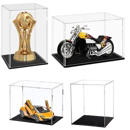 Nyhetsartiklar Transparent akryl Display Box Collection skåp som används för att samla in Action Figure Toy Storage 230818