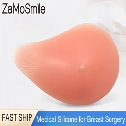 Cuscinetto mammario in silicone protesico a forma di seno dopo mastectomia femminile reggiseno mammario finto trasversale cuscinetto 230818