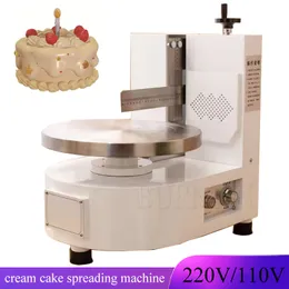 New Arrival Semi Automatic Birthday Cake Cream Coating Machine Cakes Cream Butter Spreading