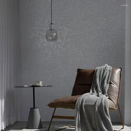 Duvar kağıtları saf beyaz gri bej düz renkli duvar kağıdı 3d keten doku oturma odası duvar kağıt rulo modern yatak odası papel tapiz klasik