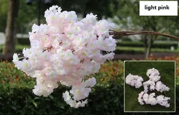 Bröllopsblommor Artificial Cherry Blossom Multicolor Valfri bröllopsdekoration Sakura 39 tum 100 cm Longzz