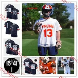 Jimmy Cristo Noah Josey Virginia Cavaliers Jersey Football Custom cucite MENS Kobe Pace Ben Smiley III Elijah Gaines Karson Gay Virginia Maglie