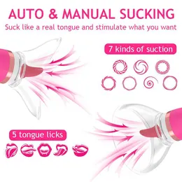 NXY Vibrators Clitoral Sucker Vibrator Sex Toys for Women Sucking Licking Nipples Clit Stimulator Quick Orgasm Tongue Toy Adult Female 230809
