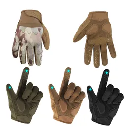 Taktische Handschuhe Outdoor Sports Motorradfahrradhandschuhe Airsoft Shooting Hunting Vollfinger Camouflage Touchscreen Nr. 08-093