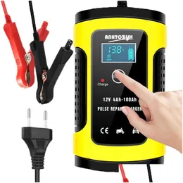 Ferramentas manuais 6A 12V Intelligent Smart Motorcycle Car Chargers PSE Reparors Wet Dry chumbo ácido bateria 1230 Drop Mobiles Mobiles Motorcyc Dhbcj