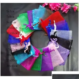 Other Organza Bags Wedding Birthday Gift Mti Color Various Size For Choose Jewelry Accessories Drop Delivery Body Ot0Nf