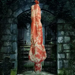 Inne imprezy imprezowe dostarcza nadmuchiwane fałszywe zwłoki przerażający wiszący wystrój Halloween na świeżym powietrzu w torbie Hallowmas Creepy Haunted House Prop 230818