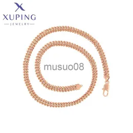 Подвесные ожерелья xuping jewelry Новое прибытие шарм Золотой цепное ожерелье для женщин подарки для мужчин девочек A00912456 J230819