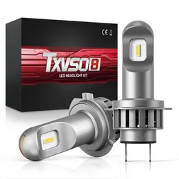 Andra interiörstillbehör TXVSO8 LM 50W CAR LED -strålkastare H7 10000LUMENS High Beam 6000K White Super Bright 2st Easy Installation DHPLW