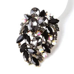 Brooches Beadsland Alloy Inlaid Rhinestone Brooch Design Fashionable High-end Clothing Accessories Pin Woman Gift MM-BR-30