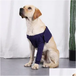 Hundkläder kläder återställ manschetthylsa för husdjur med skyddande frameleg anti-lickande ärmdog droppleverans hem trädgård leveranser dhtgy