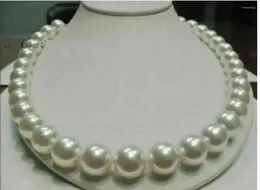 Chains Gorgeous 11-12mm Round Akoya White Natural Pearl Necklace 18 Inches