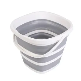 Dried Flowers Sile Bucket For Fishing Promotion Folding Car Wash Outdoor Supplies Square 10L Bathroom Kitchen Cam Jllgvc Drop Delive Oti7V