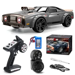 Diecast Model SCY 16303 RC CAR 35 km H 4WD med LED -ljus 1 16 Remote Control Muscle High Speed ​​Drift Racing Vehicle Toy Presents 230818