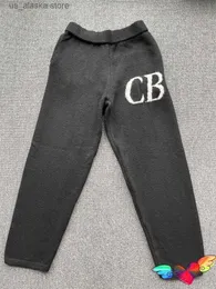 Męskie spodnie CB Cole Buxton Spodnie 2023 Mężczyźni Women Merino Wool zrelaksowana 1 1 Cole Buxton Pants Black Jogger Drespants Prosta noga spoda T230819