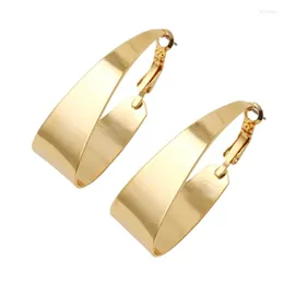 Stud Earrings Waterdrop Shape Glossy Geometric For Women Exaggerated Gold Color Statement Earring Party Jewelry Brincos