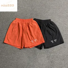 GA Depts Classic Letters DrawString vattentät snabbtorkande nätfoder tryckt mönster Bomull Löst mångsidiga män och kvinnor Casual mode shorts