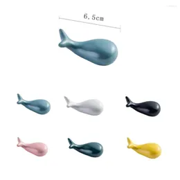 Bacchette 6ps Whale Resto Cuscino per le bacchette per la casa Pennello di penna per ornamenti carini Ceramic Ceramic Crafts Ceramic