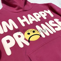 Męskie bluzy bluzy Im Happy Obiecing Foam Cpfmxyz Hoodie Hoodie Men Men Kobiety Zime Zimowe polar pullover J230818